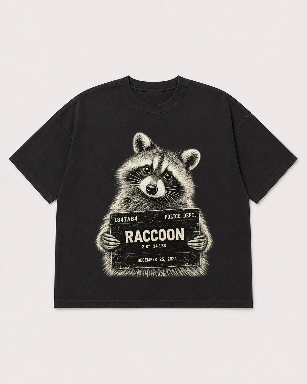 Mockup Boxy Heavyweight Tee Black product