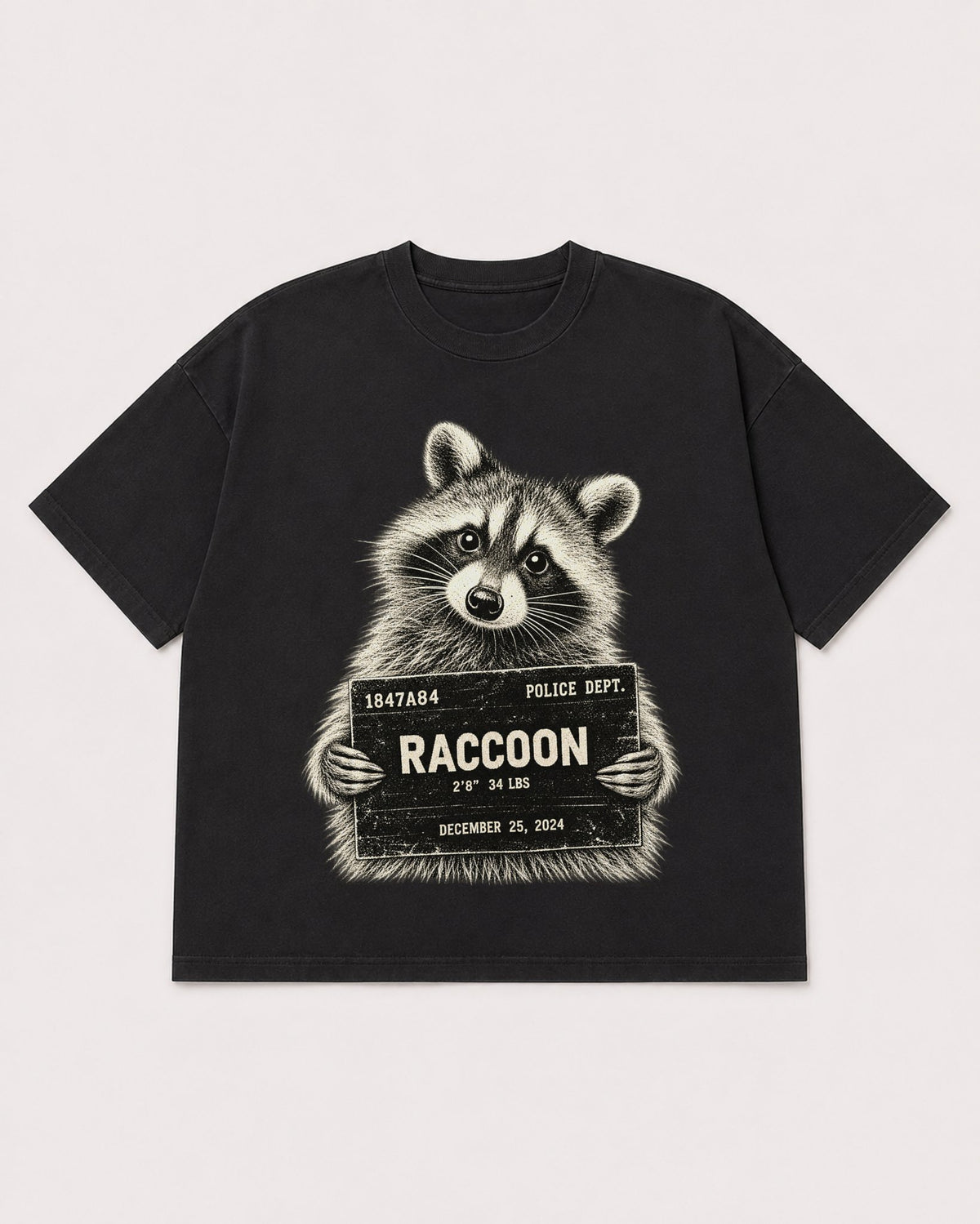 Mockup Boxy Heavyweight Tee Black product
