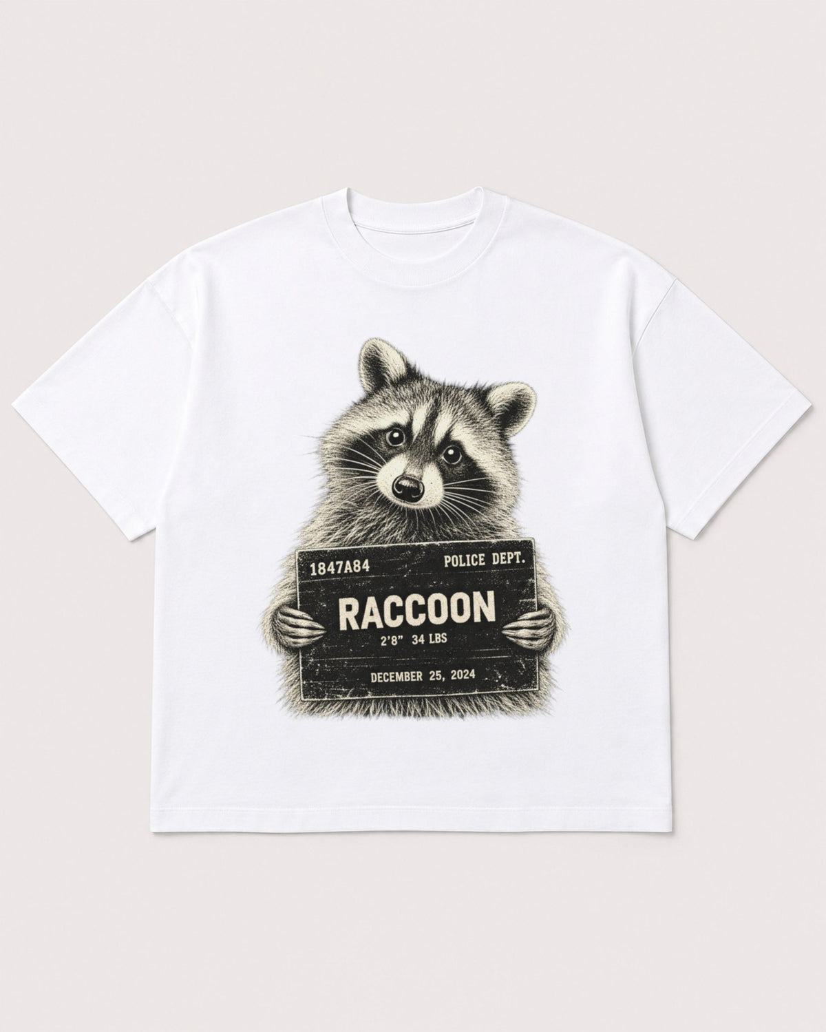 Mockup Boxy Heavyweight Tee White product