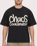 Mockup Boxy Heavyweight Tee Black male close-up 08