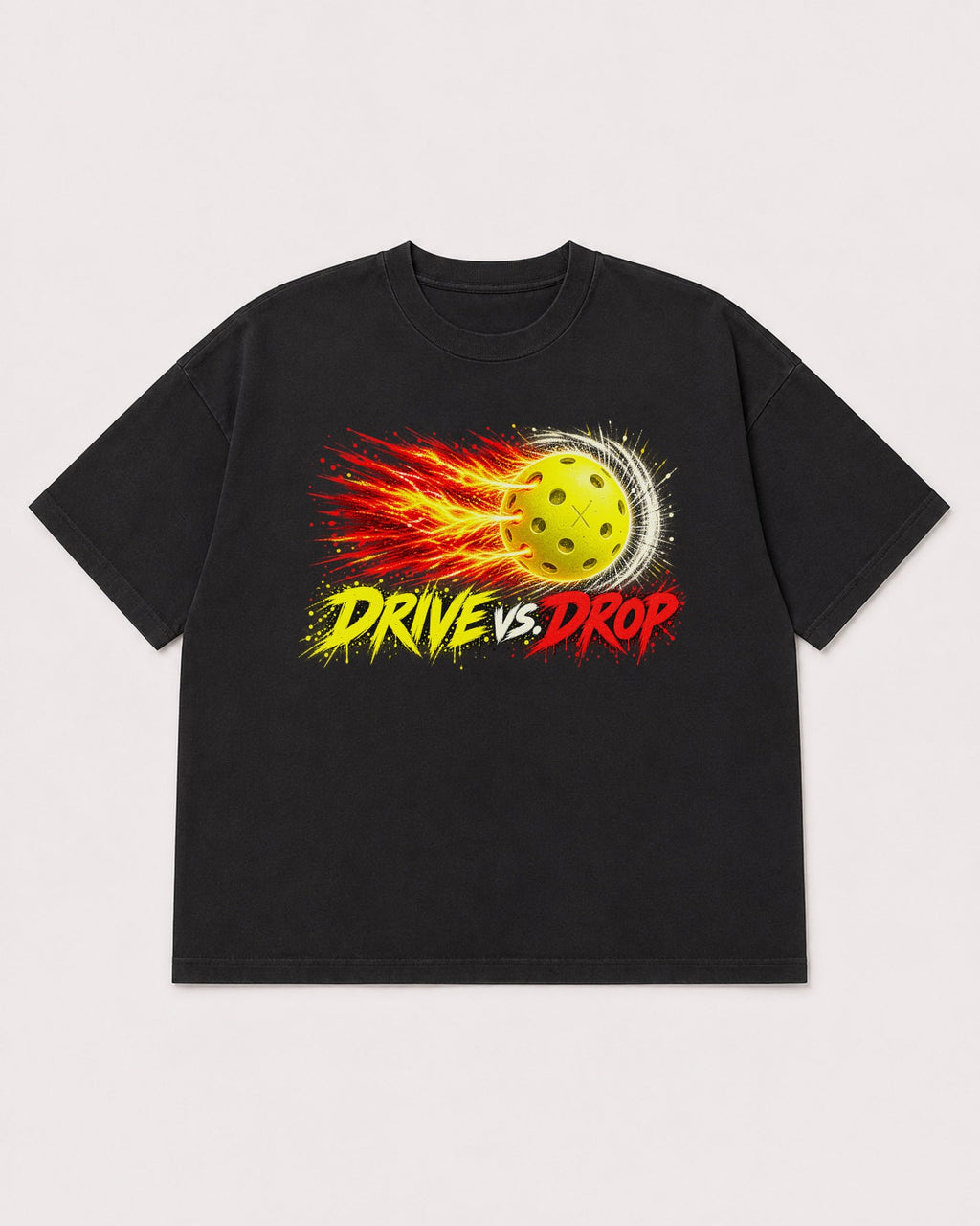 Mockup Boxy Heavyweight Tee Black product