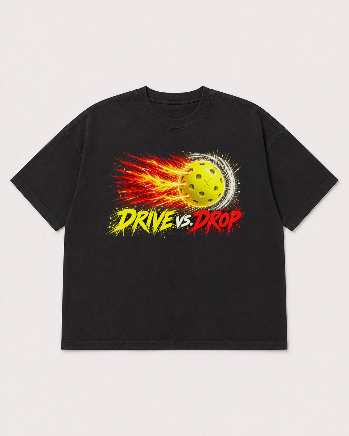 Mockup Boxy Heavyweight Tee Black product
