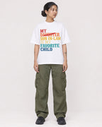Mockup Boxy Heavyweight Tee White female full-body 12