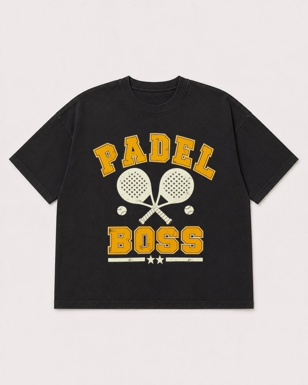 Mockup Boxy Heavyweight Tee Black product