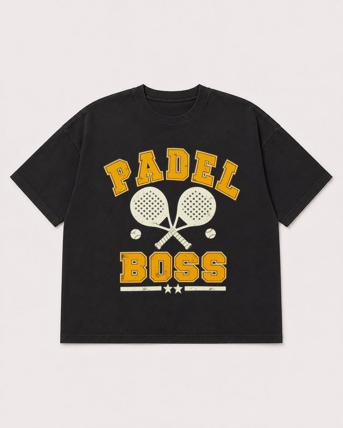 Mockup Boxy Heavyweight Tee Black product