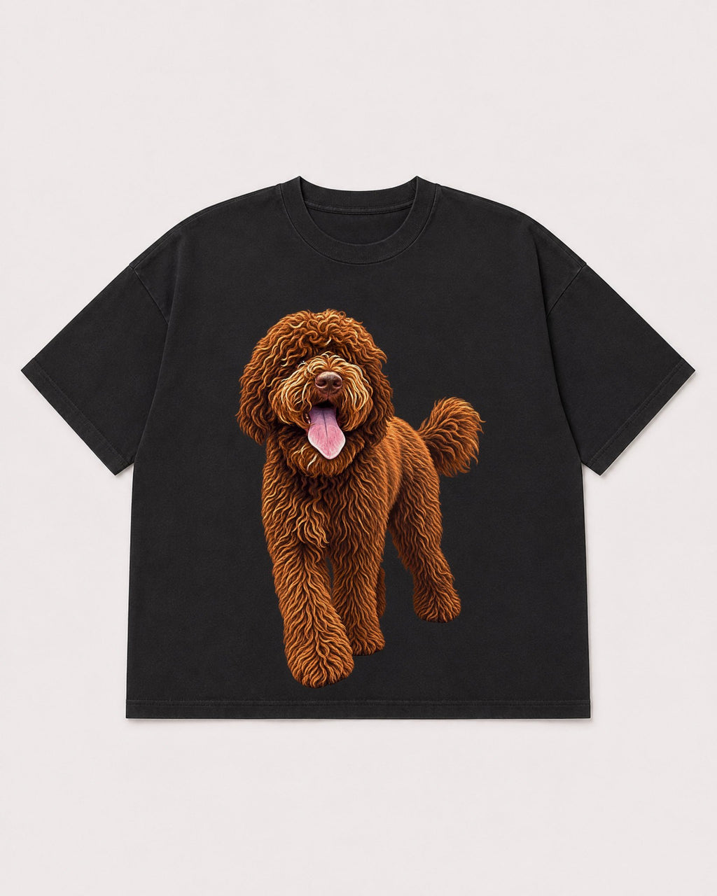 Mockup Boxy Heavyweight Tee Black product