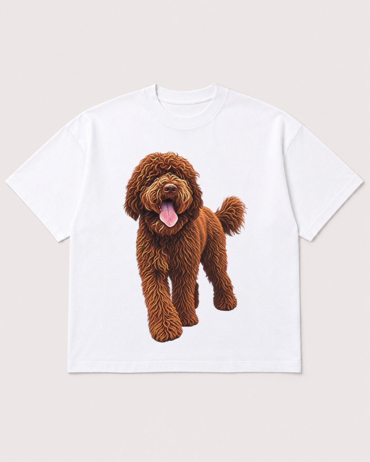 Mockup Boxy Heavyweight Tee White product