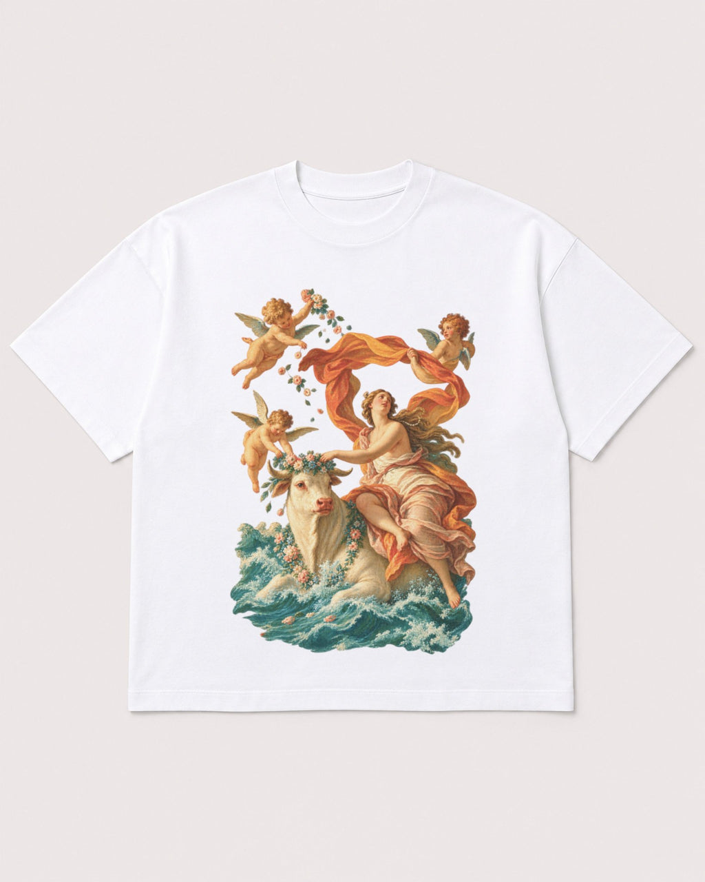 Mockup Boxy Heavyweight Tee White product