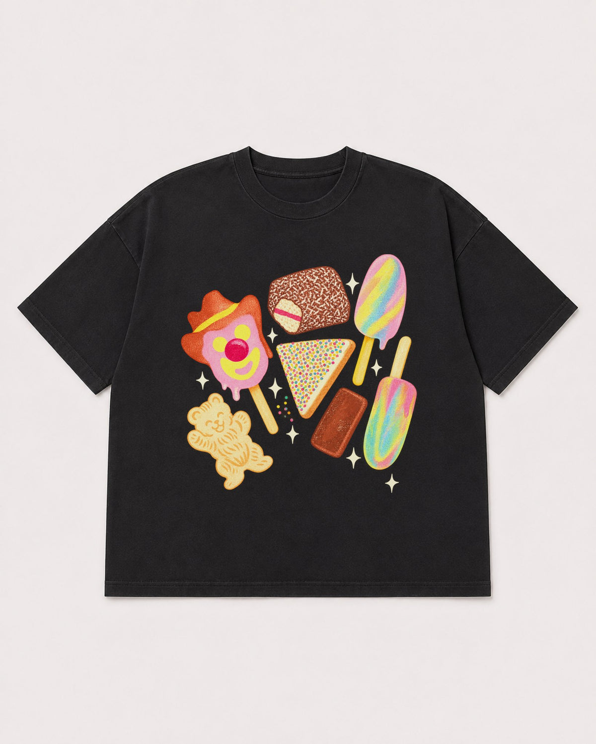 Mockup Boxy Heavyweight Tee Black product
