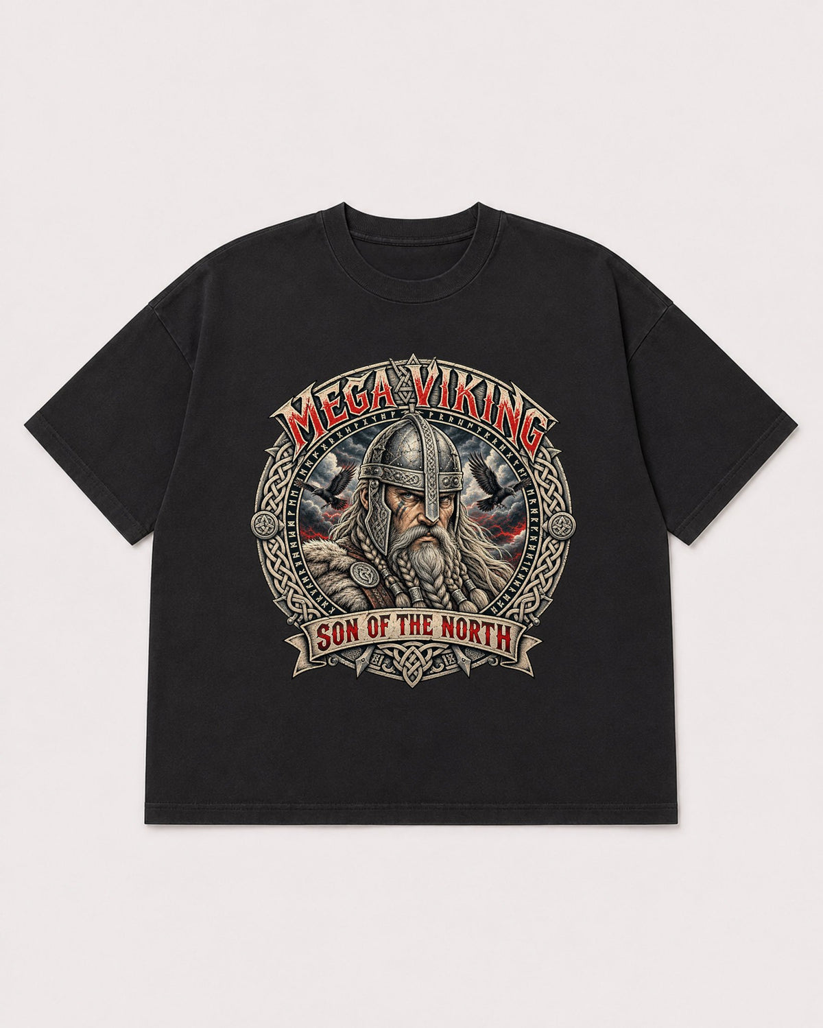 Mockup Boxy Heavyweight Tee Black product