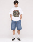Mockup Boxy Heavyweight Tee White male full-body 03