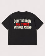 Mockup Boxy Heavyweight Tee Black product