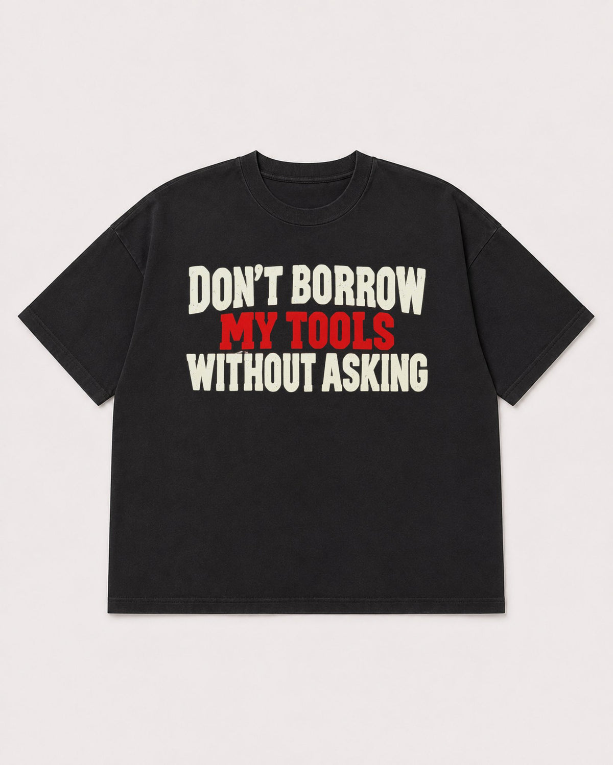 Mockup Boxy Heavyweight Tee Black product