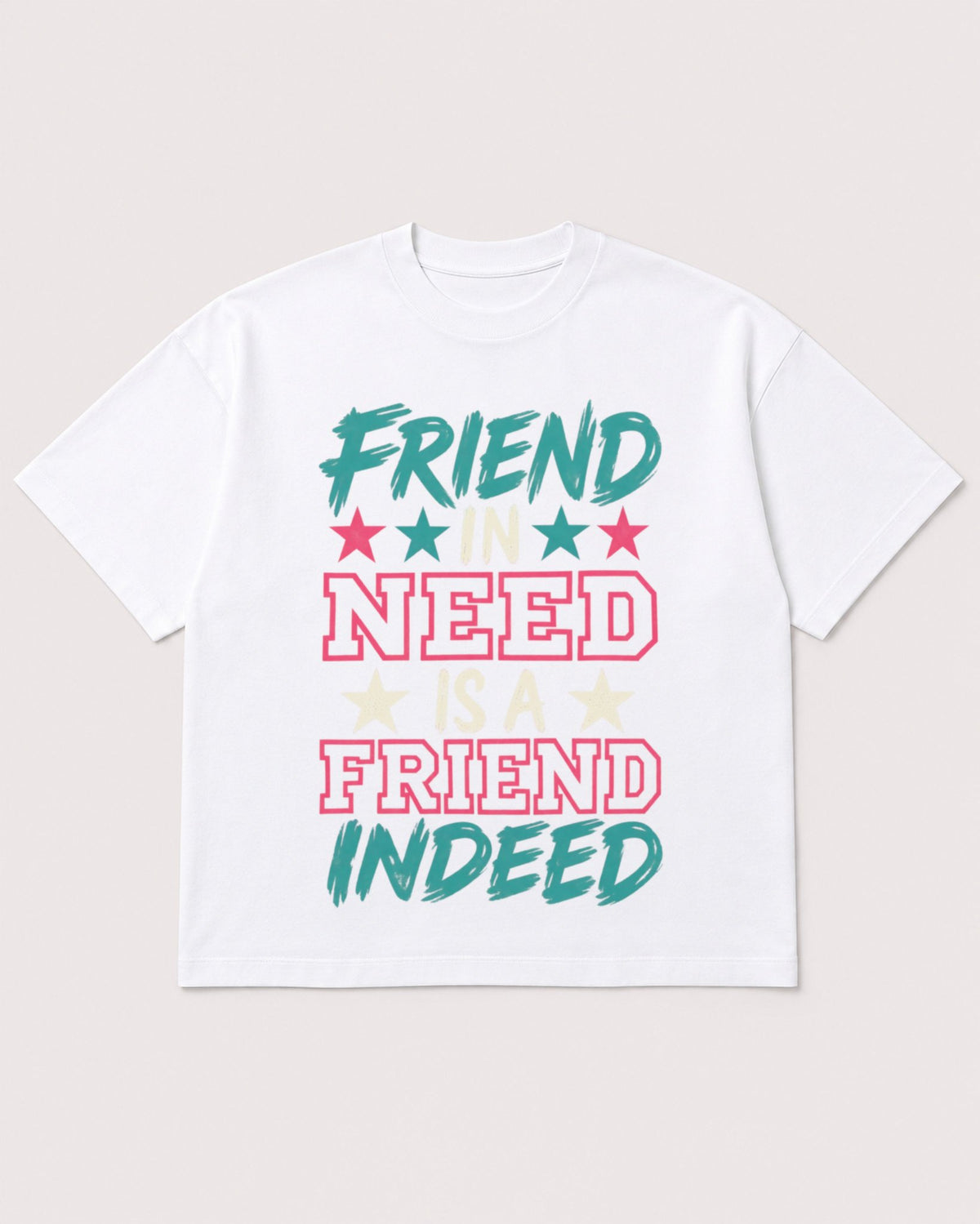 Mockup Boxy Heavyweight Tee White product