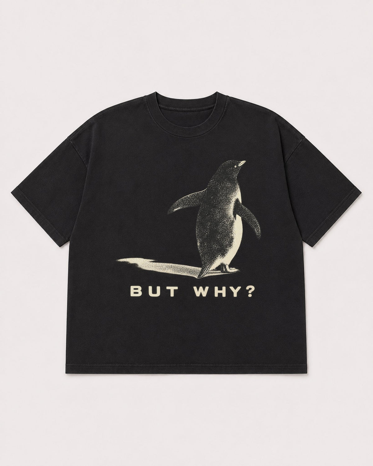 Mockup Boxy Heavyweight Tee Black product
