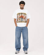 Mockup Boxy Heavyweight Tee White male full-body 47