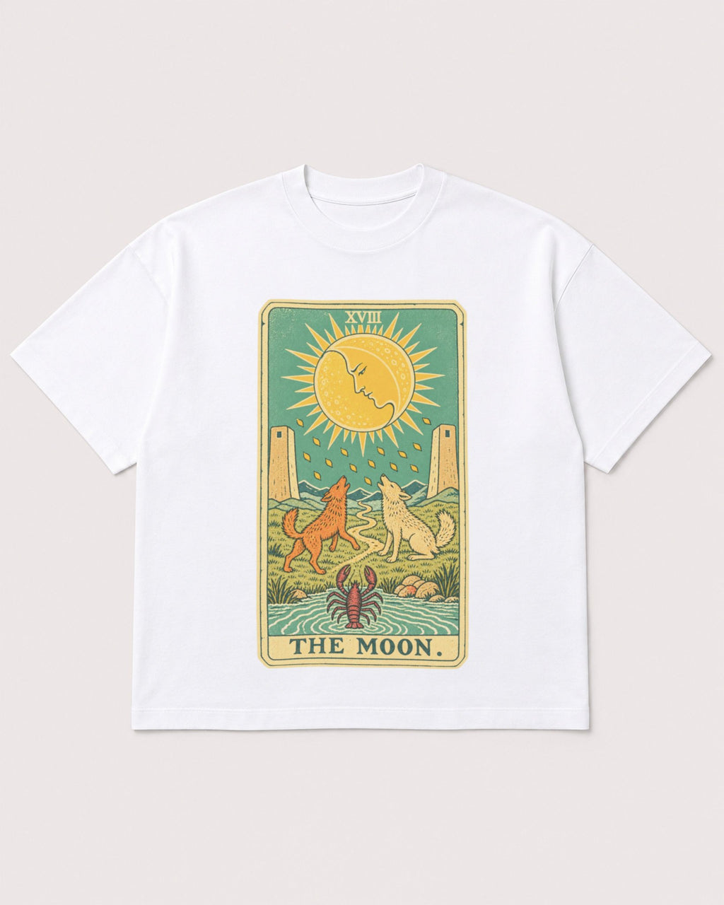 Mockup Boxy Heavyweight Tee White product