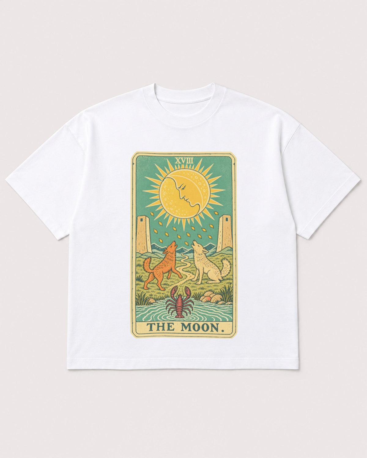 Mockup Boxy Heavyweight Tee White product
