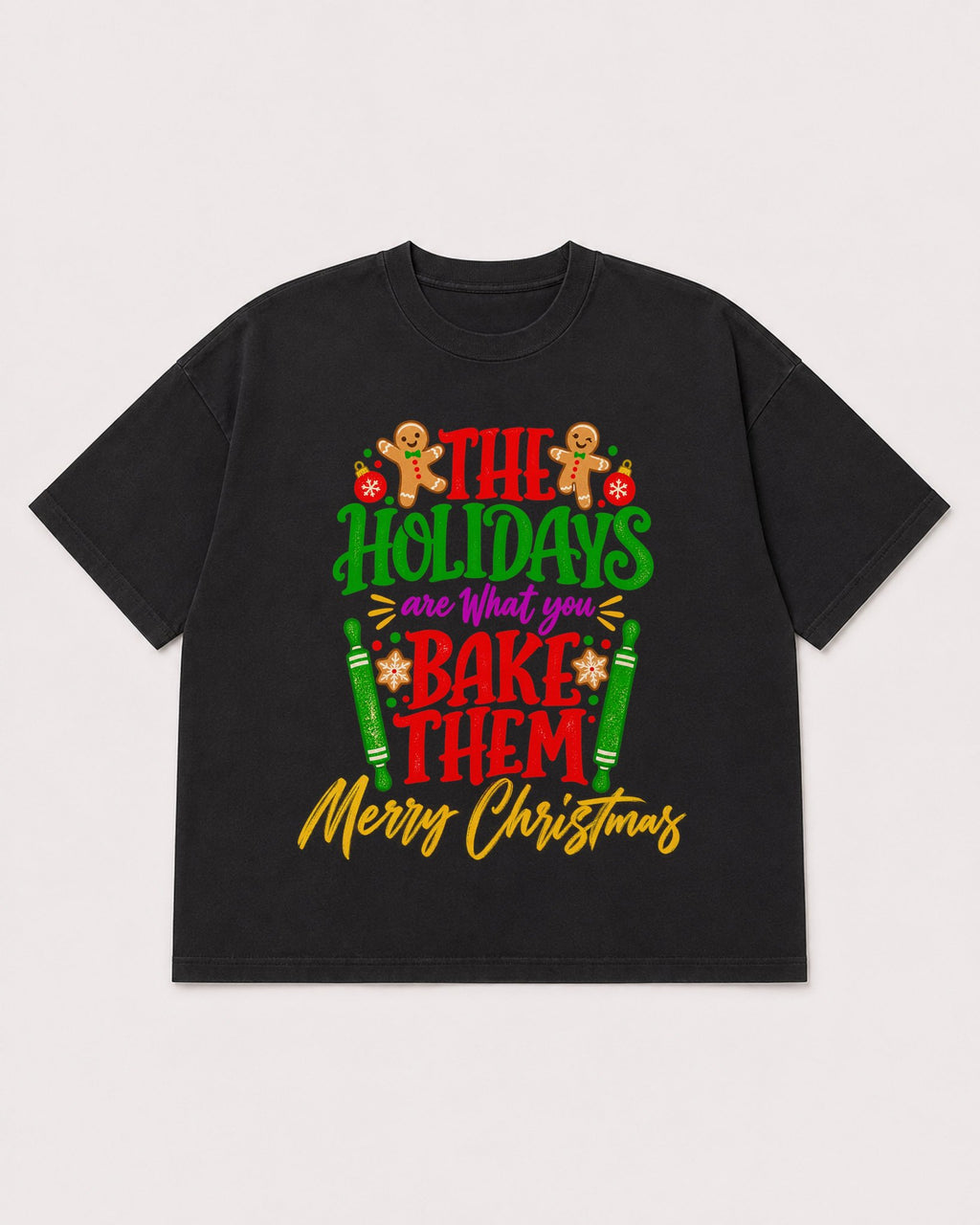 Mockup Boxy Heavyweight Tee Black product
