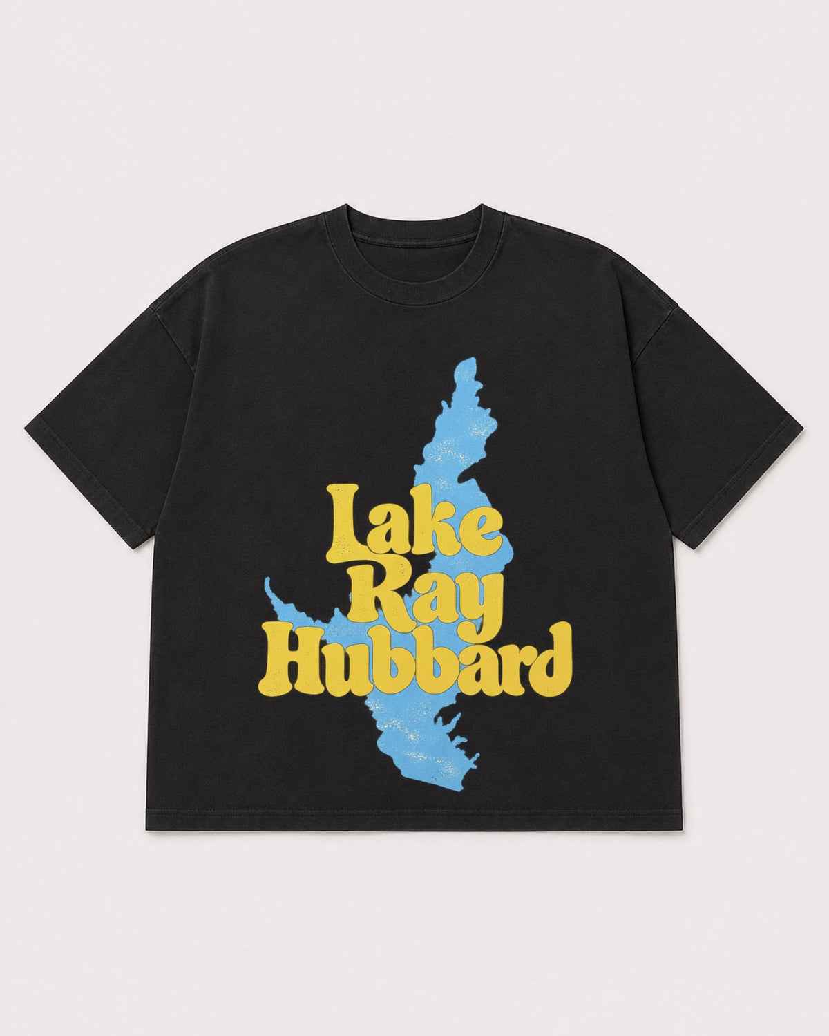 Mockup Boxy Heavyweight Tee Black product