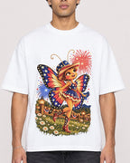 Mockup Boxy Heavyweight Tee White male close-up 10