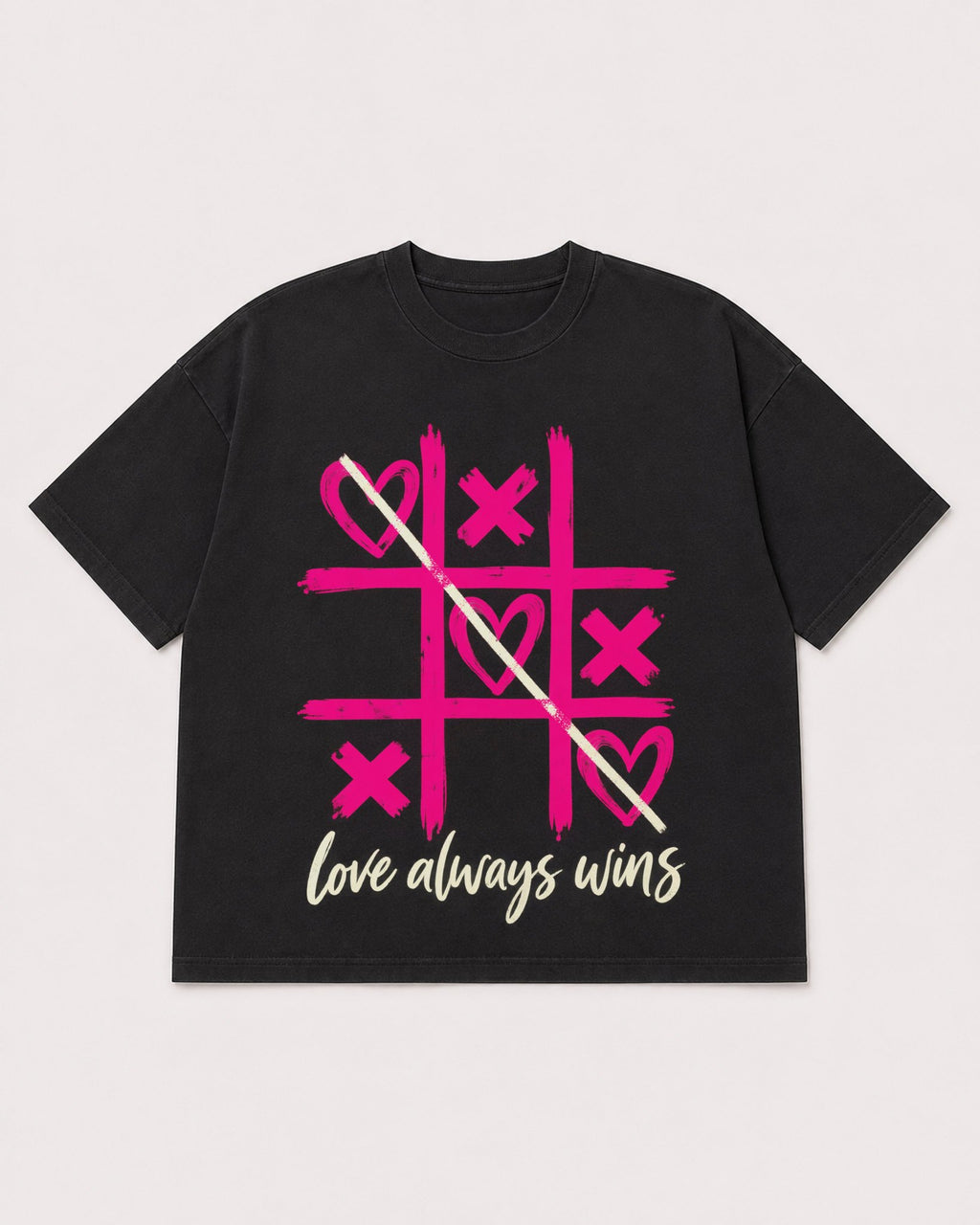 Mockup Boxy Heavyweight Tee Black product