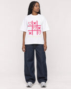 Mockup Boxy Heavyweight Tee White female full-body 04