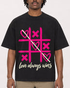 Mockup Boxy Heavyweight Tee Black male close-up 04