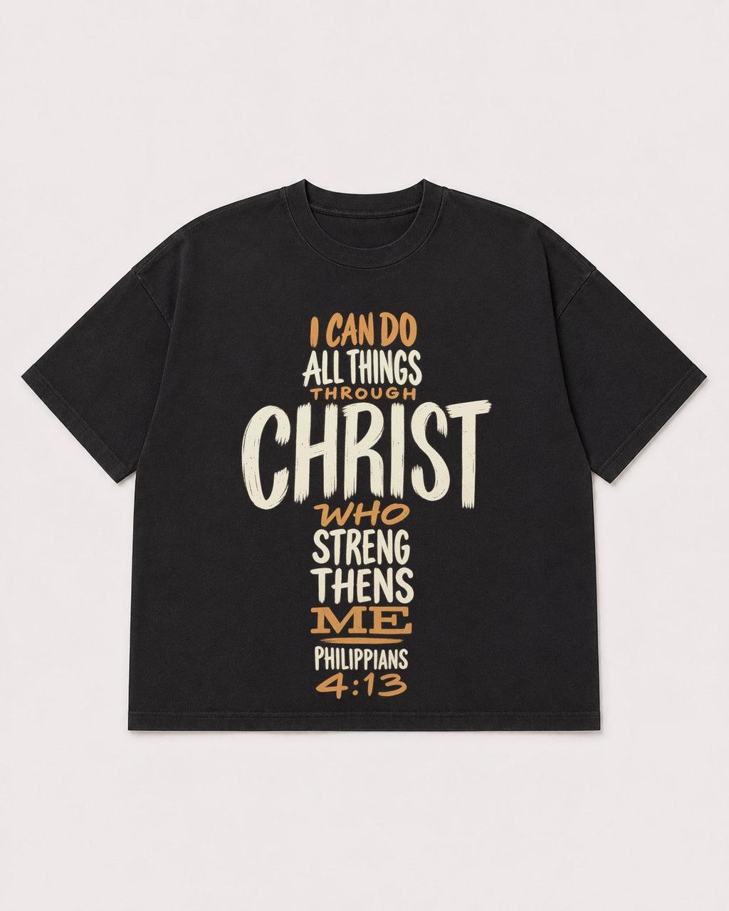 Mockup Boxy Heavyweight Tee Black product