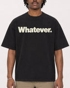 Mockup Boxy Heavyweight Tee Black male close-up 04