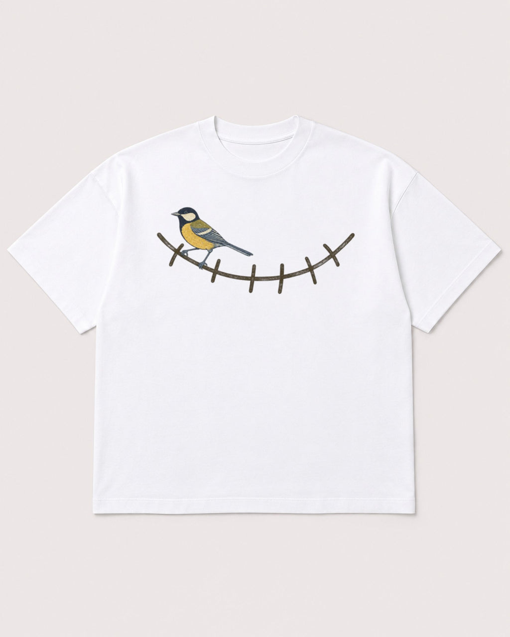 Mockup Boxy Heavyweight Tee White product