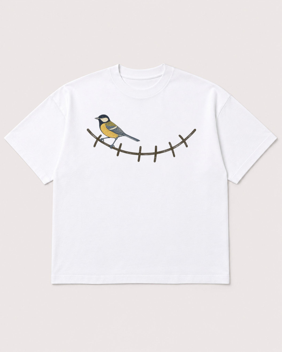 Mockup Boxy Heavyweight Tee White product