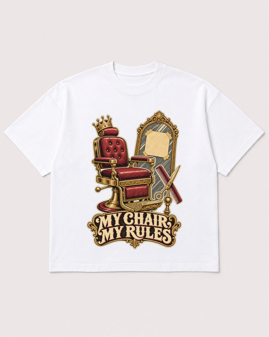 Mockup Boxy Heavyweight Tee White product