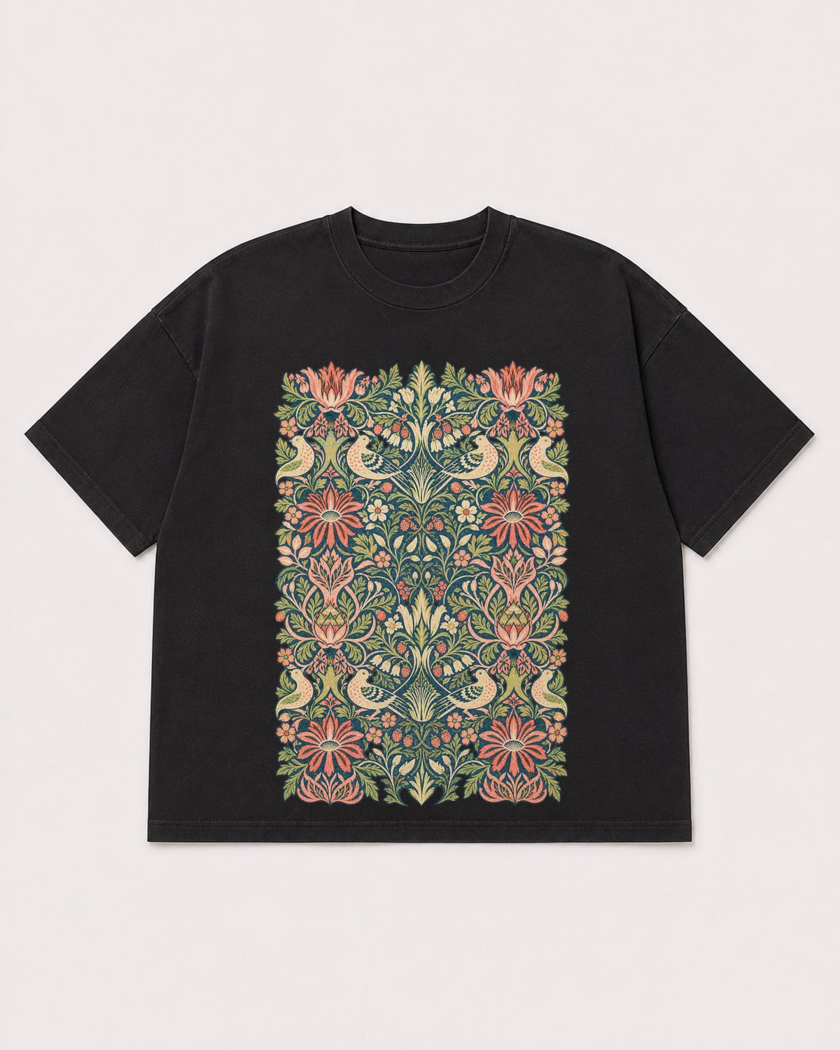 Mockup Boxy Heavyweight Tee Black product