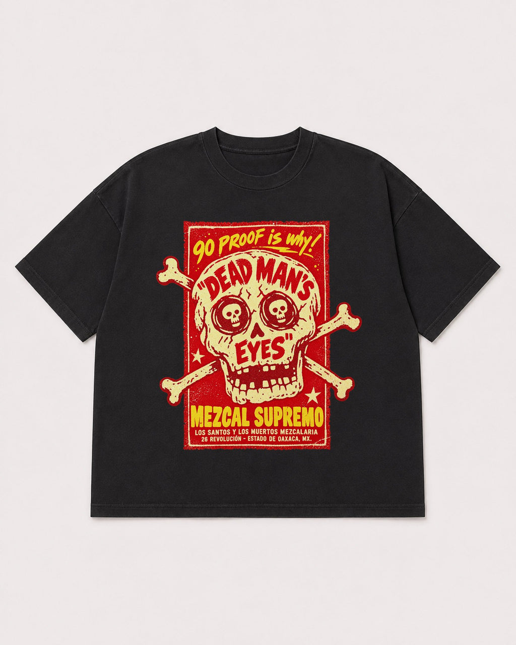 Mockup Boxy Heavyweight Tee Black product