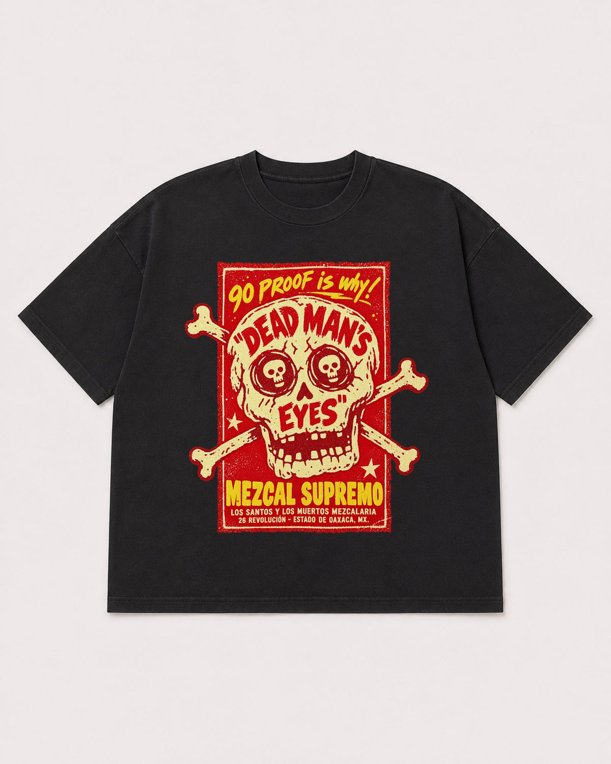 Mockup Boxy Heavyweight Tee Black product