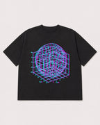 Mockup Boxy Heavyweight Tee Black product