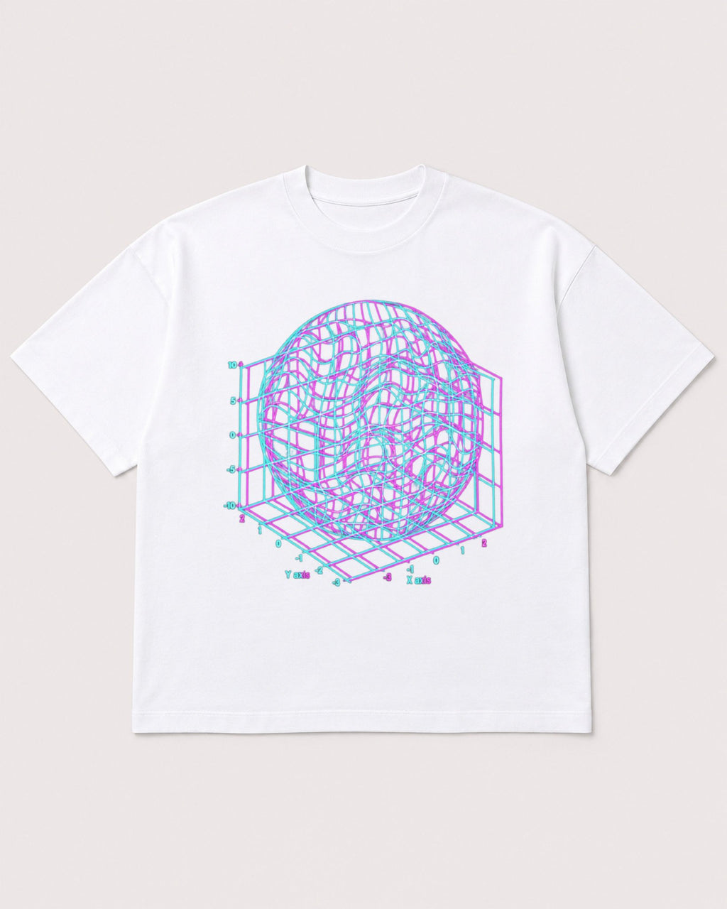 Mockup Boxy Heavyweight Tee White product