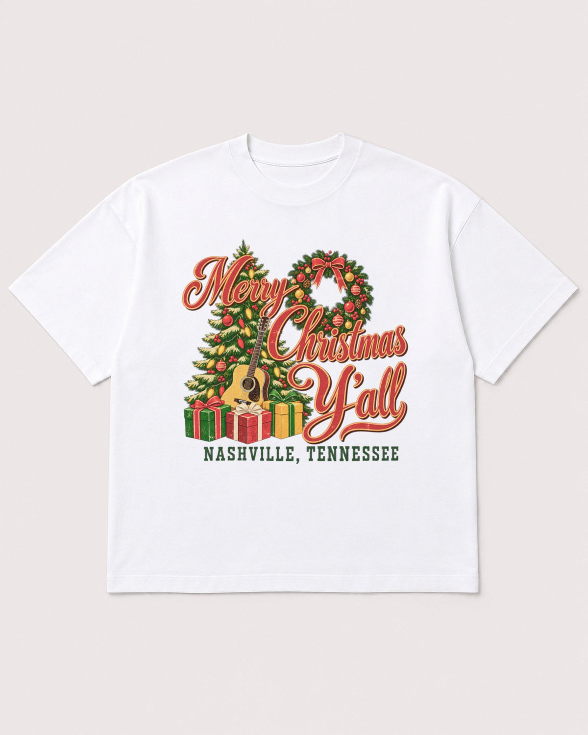 Mockup Boxy Heavyweight Tee White product
