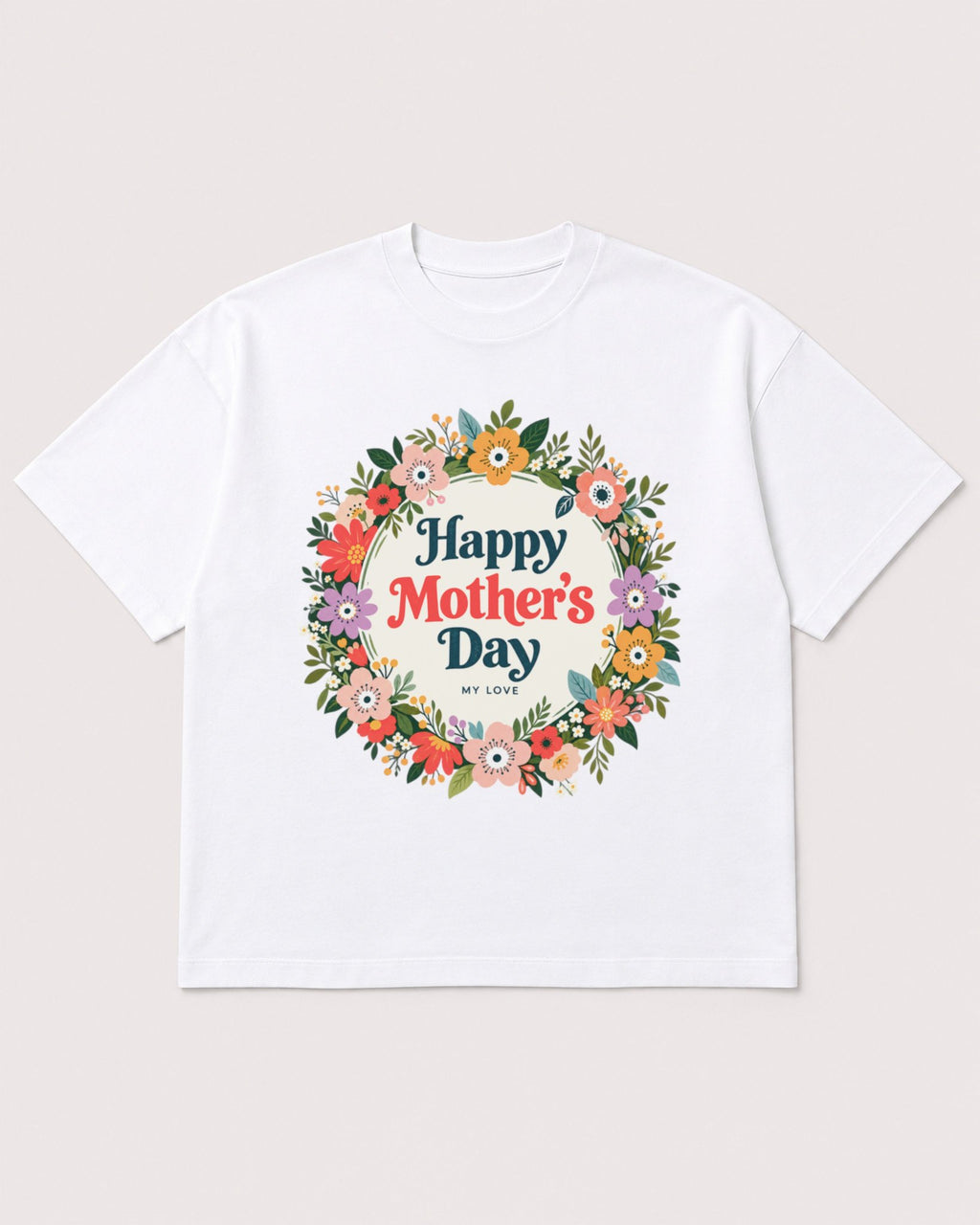Mockup Boxy Heavyweight Tee White product