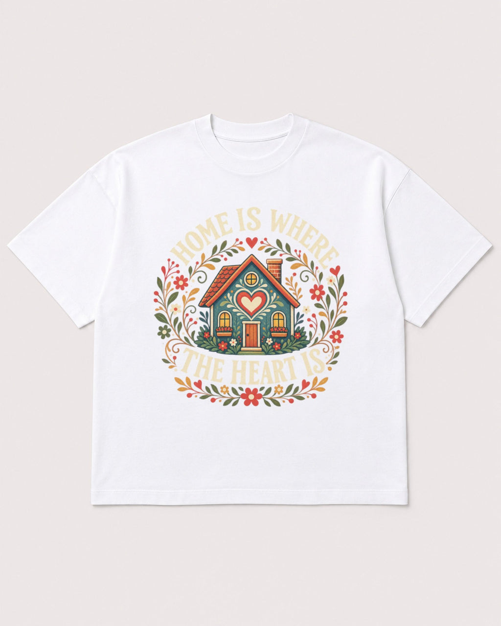 Mockup Boxy Heavyweight Tee White product