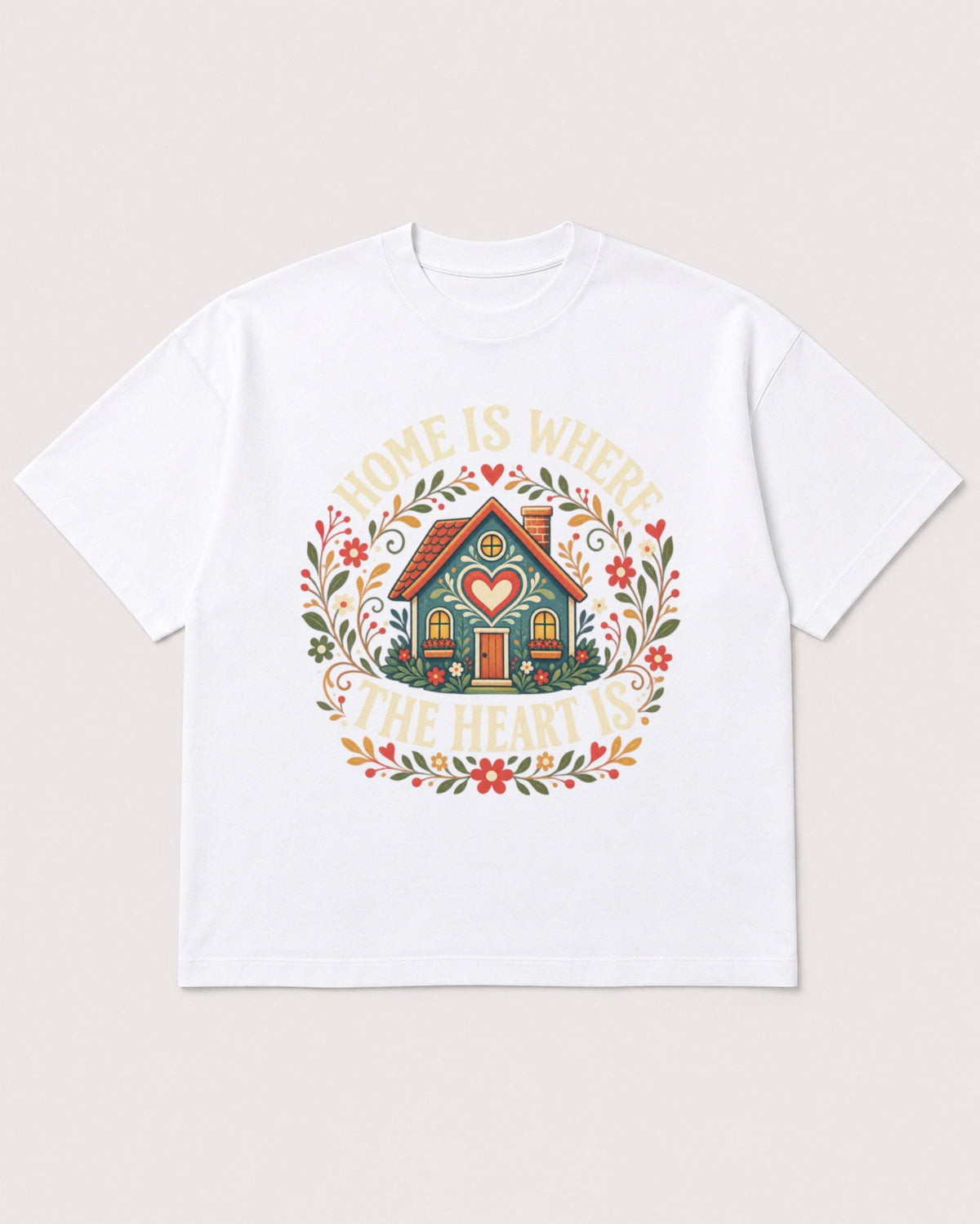 Mockup Boxy Heavyweight Tee White product