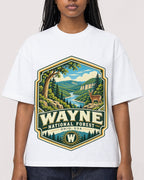 Mockup Boxy Heavyweight Tee White female close-up 04