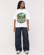 Mockup Boxy Heavyweight Tee White female full-body 04
