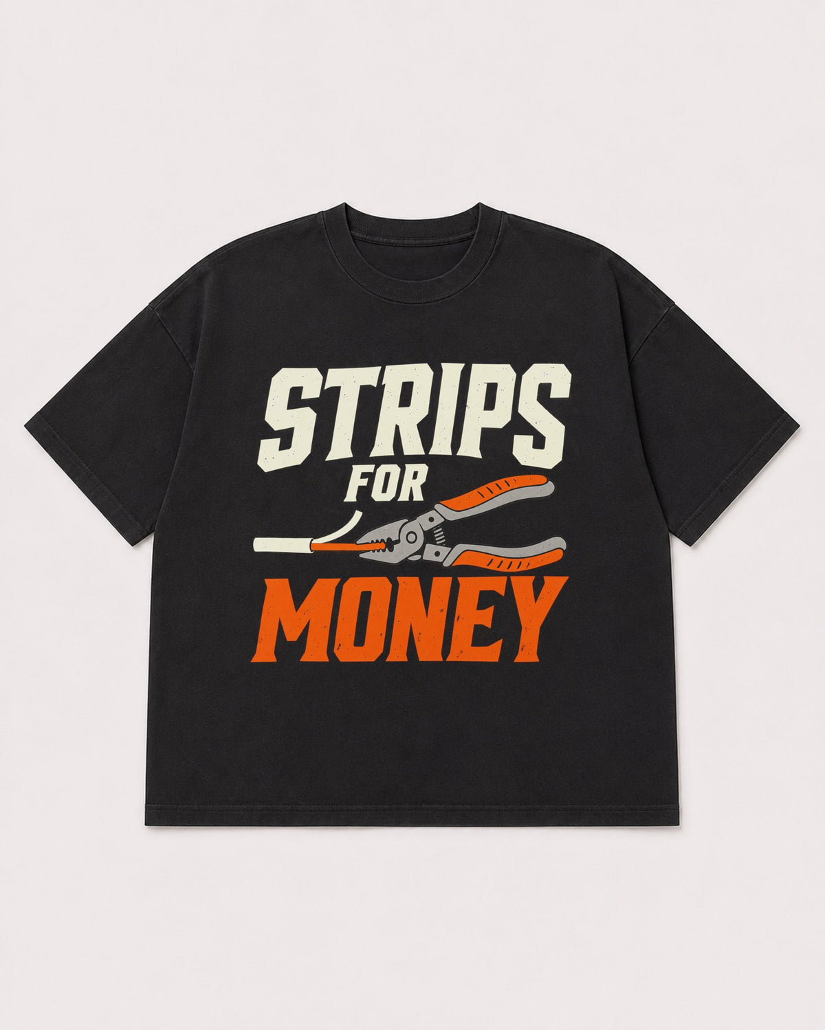 Mockup Boxy Heavyweight Tee Black product