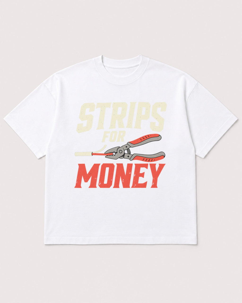 Mockup Boxy Heavyweight Tee White product