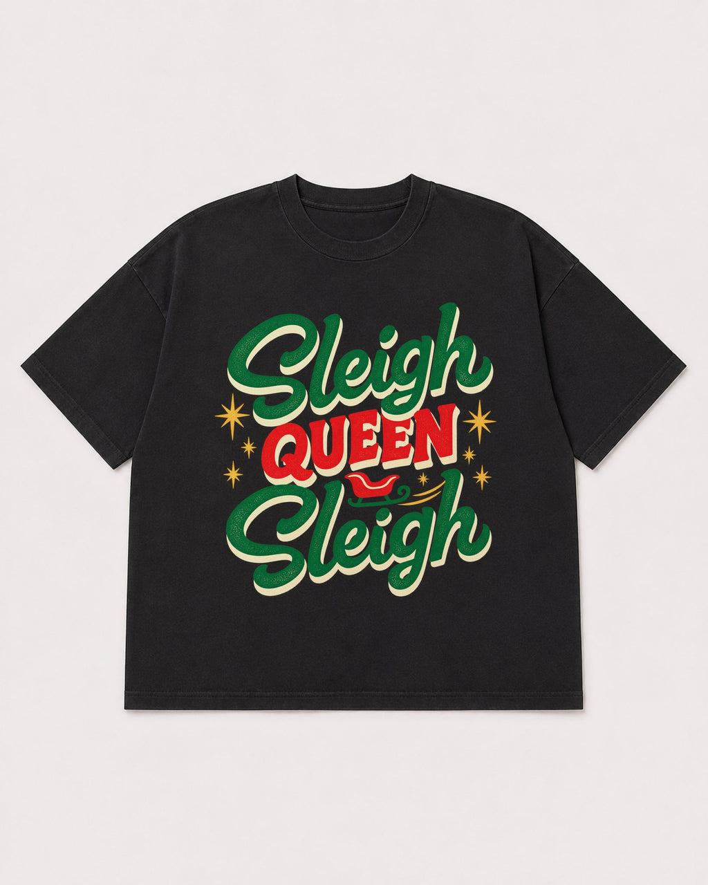 Mockup Boxy Heavyweight Tee Black product