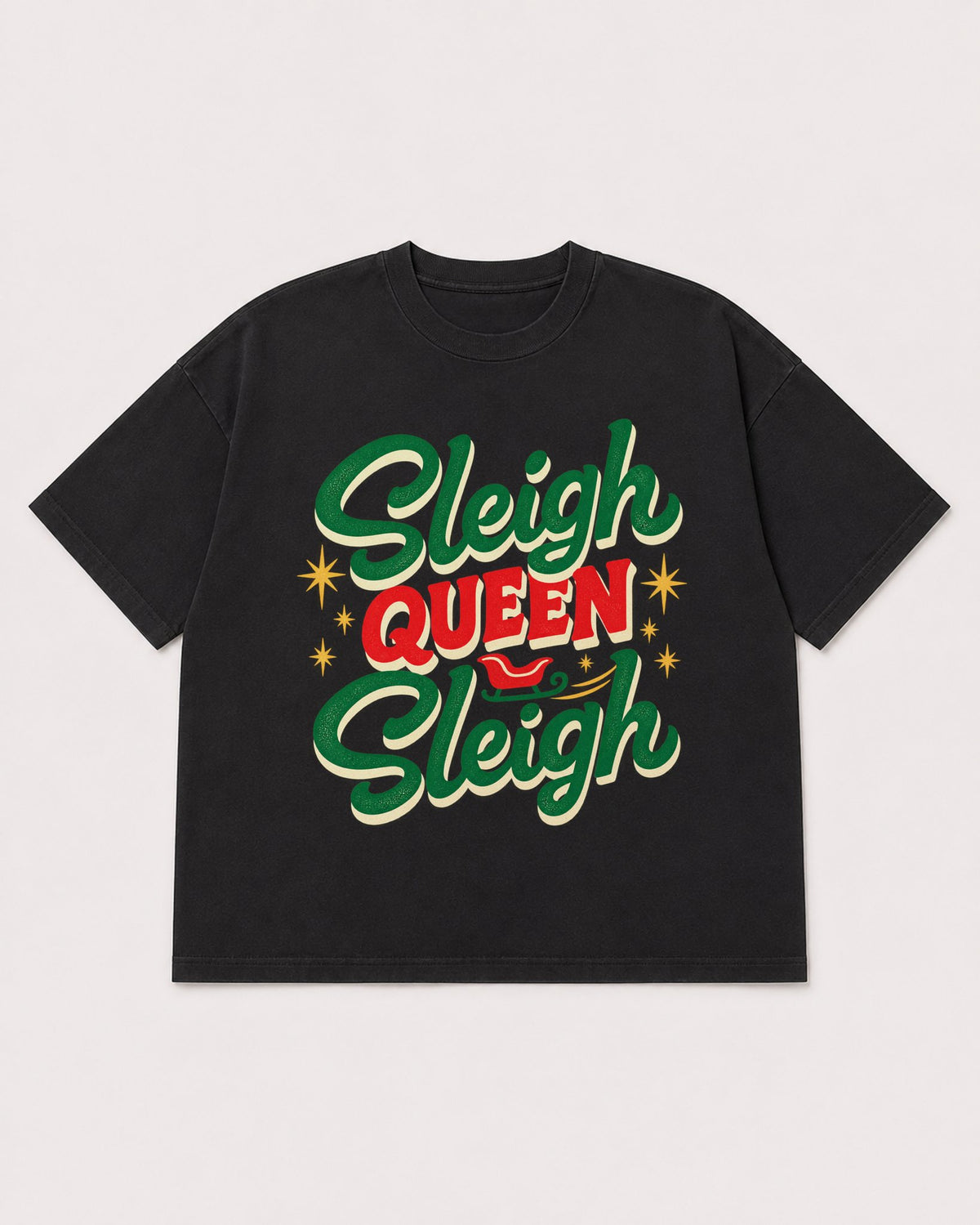 Mockup Boxy Heavyweight Tee Black product