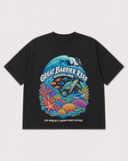 Mockup Boxy Heavyweight Tee Black product