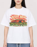 Mockup Boxy Heavyweight Tee White female close-up 01